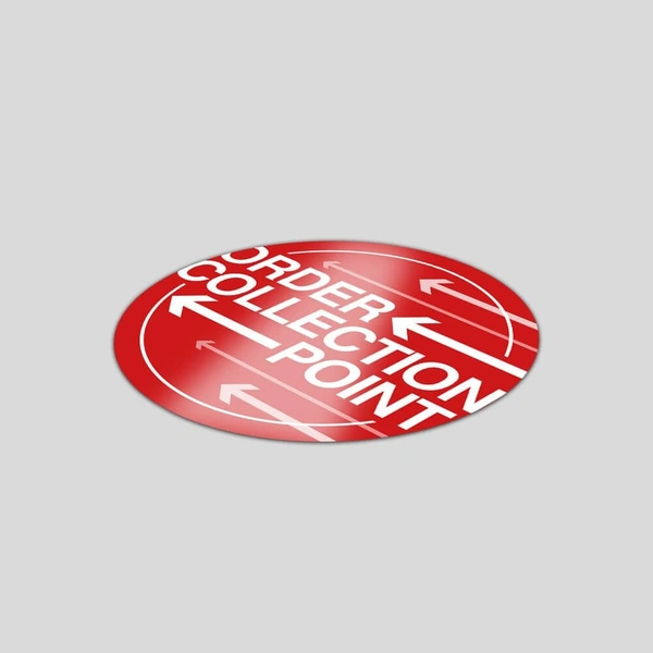 Circle Vinyl Floor Stickers - 1000