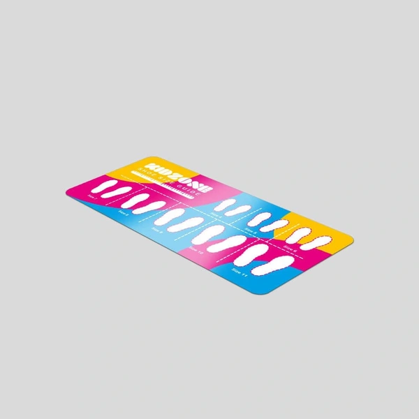 Rectangle Vinyl Floor Stickers - 1000x500